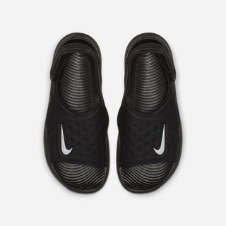 Sandale Nike Sunray Adjust 5 Baieti Negrii Albi | FCQW-54736
